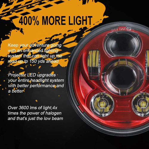 Cheap 5.75 Led Motorcycle Headlight Harley Davidson iron 883 Led