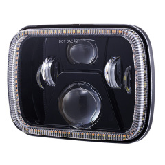 5x7 voaisy tombo-kase Beam Projector Headlight Jeep YJ Halo Headlights Square Headlight Wrangler
