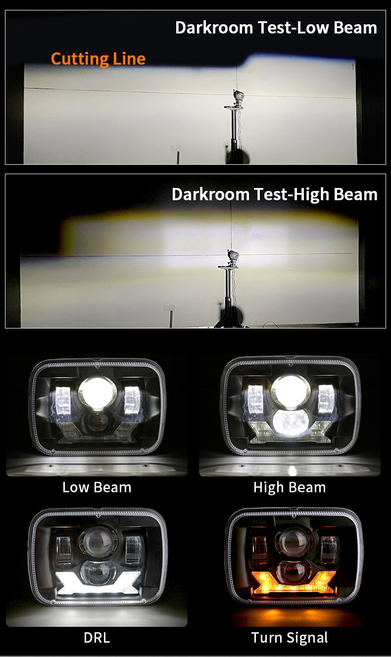 Jeep Cherokee XJ Led Headlight Modes Beam