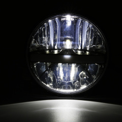 Far LED de 7 polzades per a fars de projector Royal Enfield amb senyals de gir DRL de feix baix