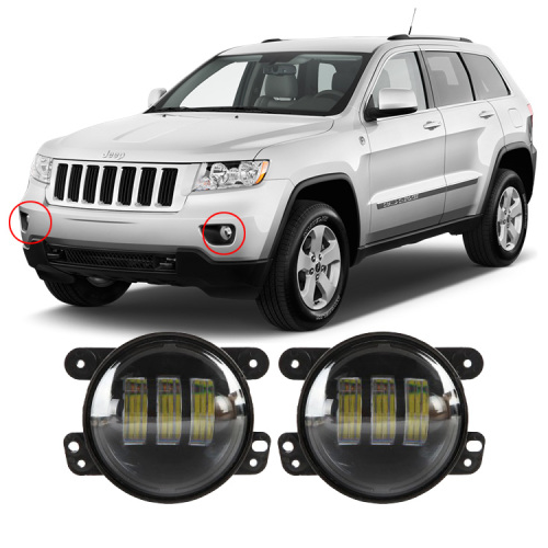 4 inch 2013 2012 2011 Jeep Grand Cherokee Led Fog Lights Driving Lamps