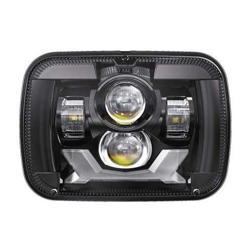 1987-1995 Jeep Wrangler Square Headlights 5x7 Projector Headlights YJ Led Headlights
