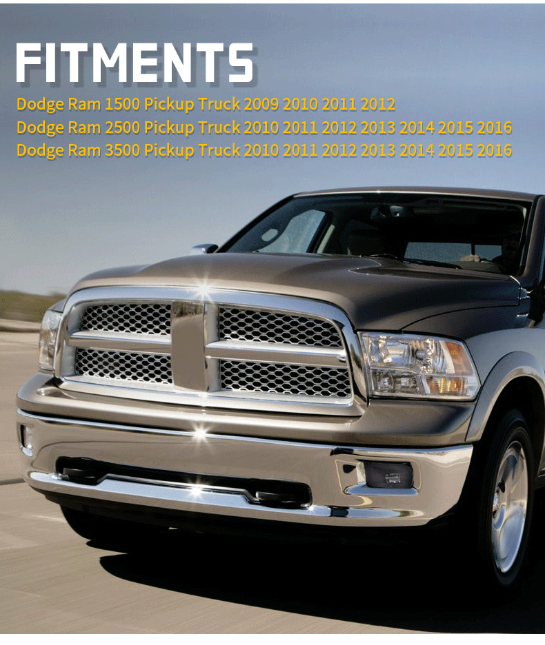 Dodge Ram 1500 2500 3500 Led miglas lukturu komplekts