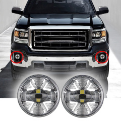 2007-2014 GMC Sierra 1500 Led Fog Lights Kit GMC Sierra 1500 2500HD 3500HD Beddelka Neefta Fog