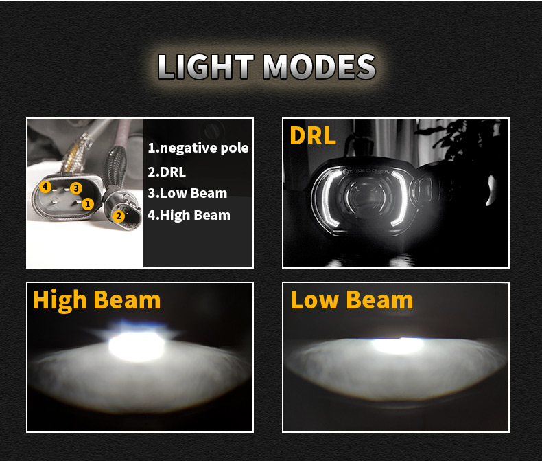 BMW K1200R K1300R Led Far İşıq Modu