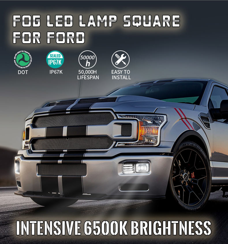 Ford F150 Led туман чырактарын чогултуу