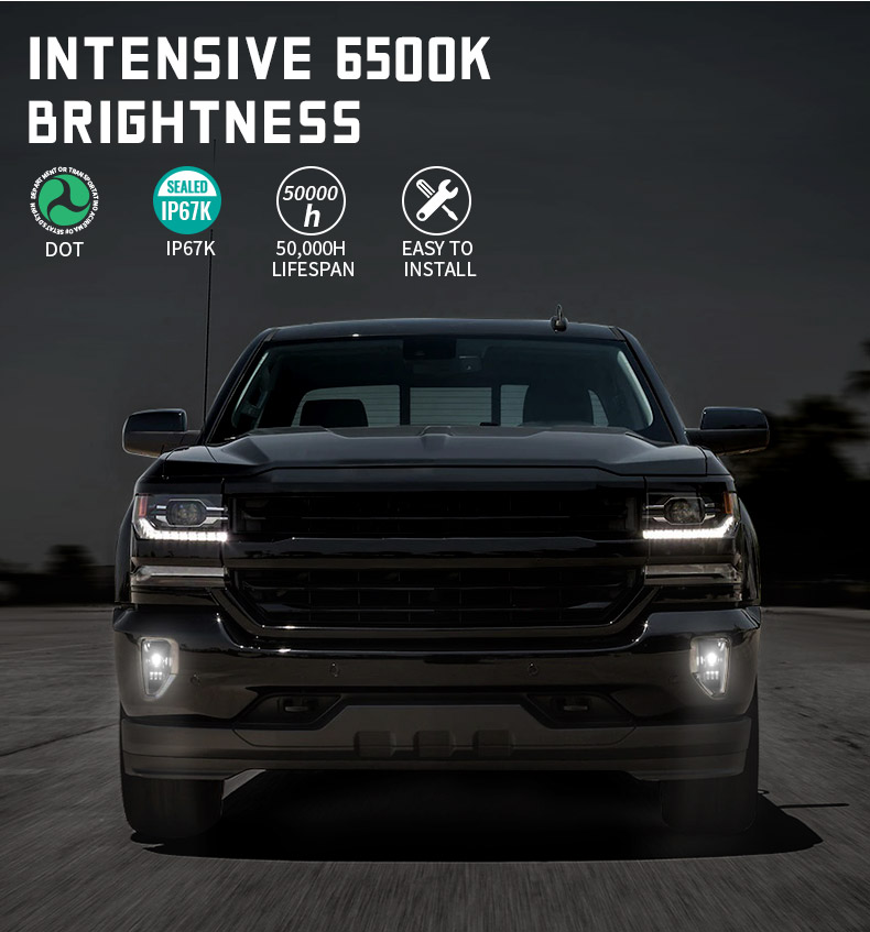 Chevy Silverado 1500 Led Fog Lights Features