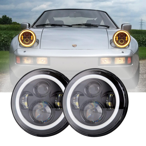 1978-1986 Porsche 928 Led Headlights 7 inch Round Sealed Beam Headlights