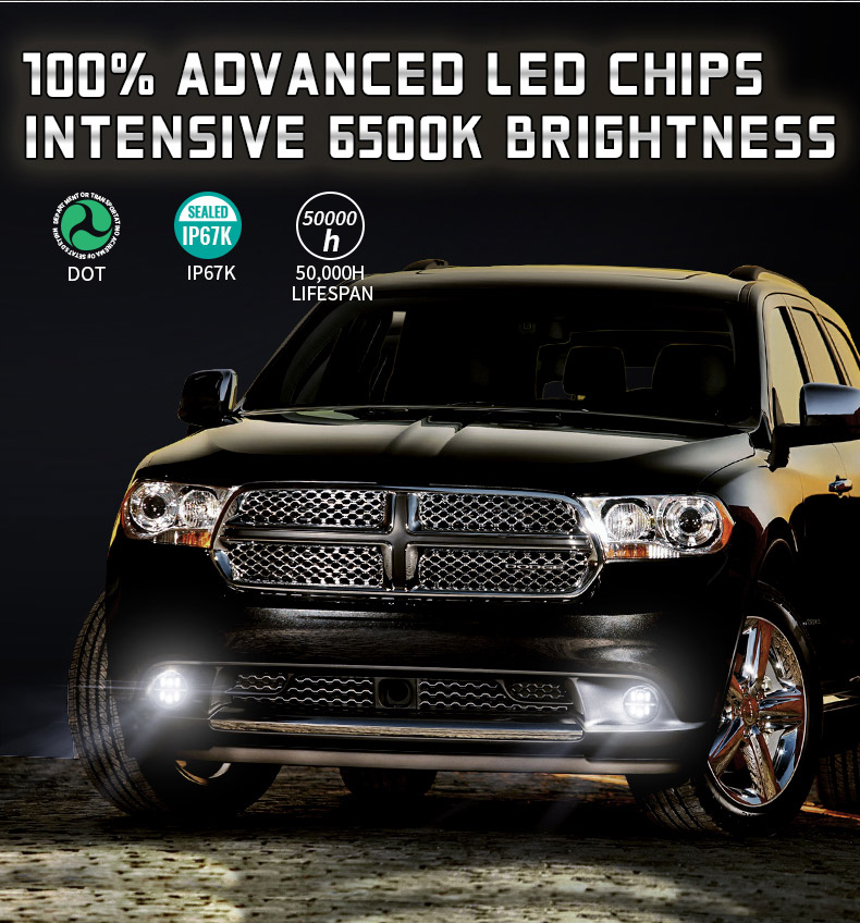 Substitución do conxunto de luces antiniebla do Dodge Durango