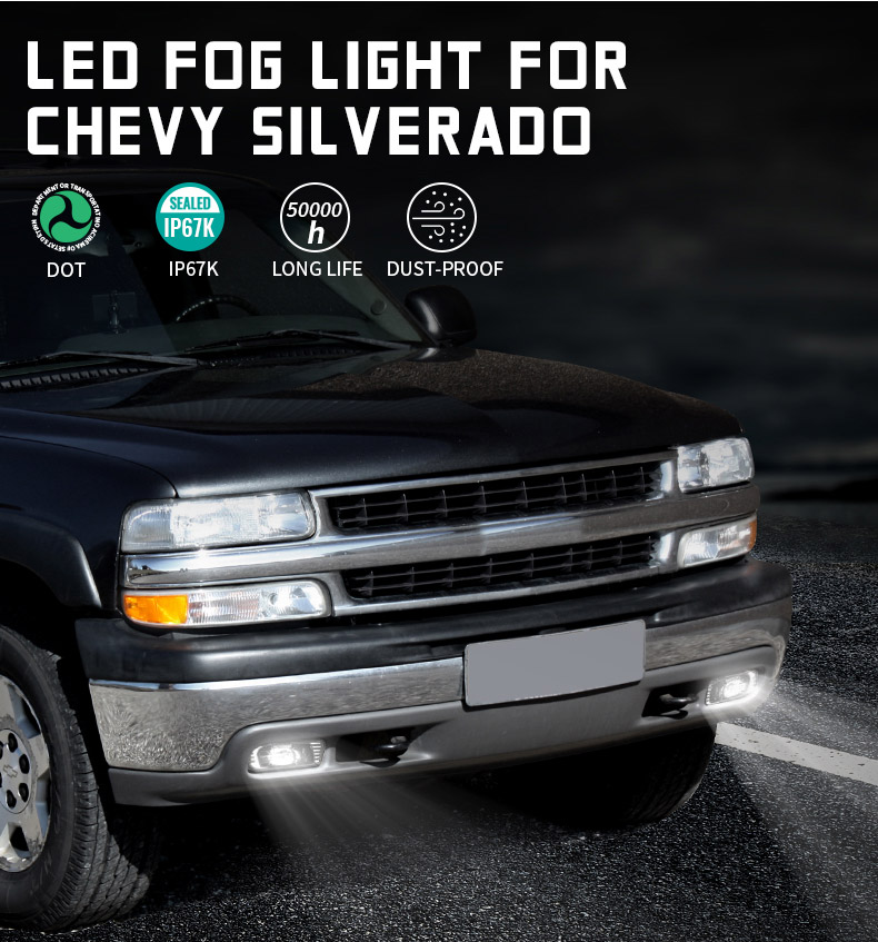 Certifikati kompleta svjetla za maglu Chevy Silverado 1500