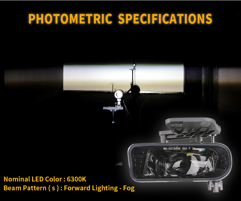 Fotometriskā GMC Yukon miglas luktura bloka nomaiņa