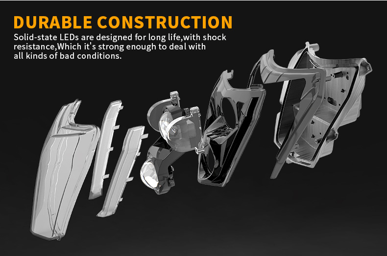 Durable KTM EXC LED Headlight