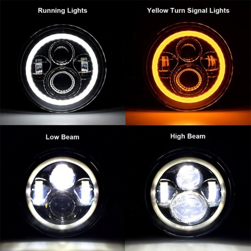 2012+ Toyota Land Cruiser 79 Series Led Headlights Upgrade 1984-1999 Halo Lights 75 Series Landcruiser Led Headlight