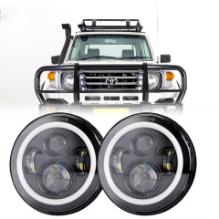 2012+ Toyota Land Cruiser 79 Taxane Led Laydhka Hore 1984-1999 Halo Lights 75 Taxane Landcruiser Led Iftiinka Hore