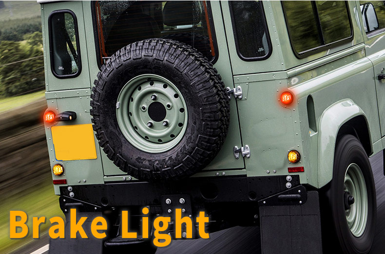 Luzes indicadoras Land Rover Defender 1990-2016 Luz de freio