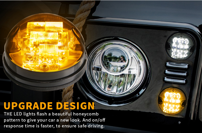 1990-2016 Land Rover Defender-ի ցուցիչ լույսերի արդիականացում