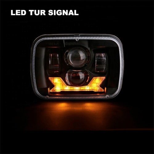 5x7 Lights Rectangular Right Hand Drive Jeep Cherokee Led Headlights RHD American Cars Jeep Wrangler Headlights