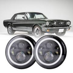 1st Gen 1965-1973 Ford Mustang Led Headlights אַפּגרייד 2nd Gen 1974-1978 Ford Mustang Halo Headlights