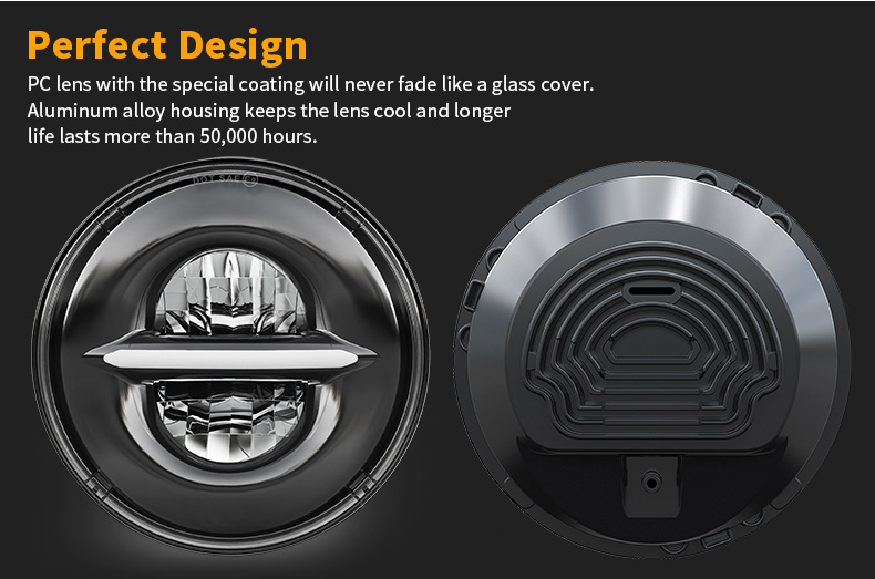 Diseño de faros de motocicleta LED 5.75