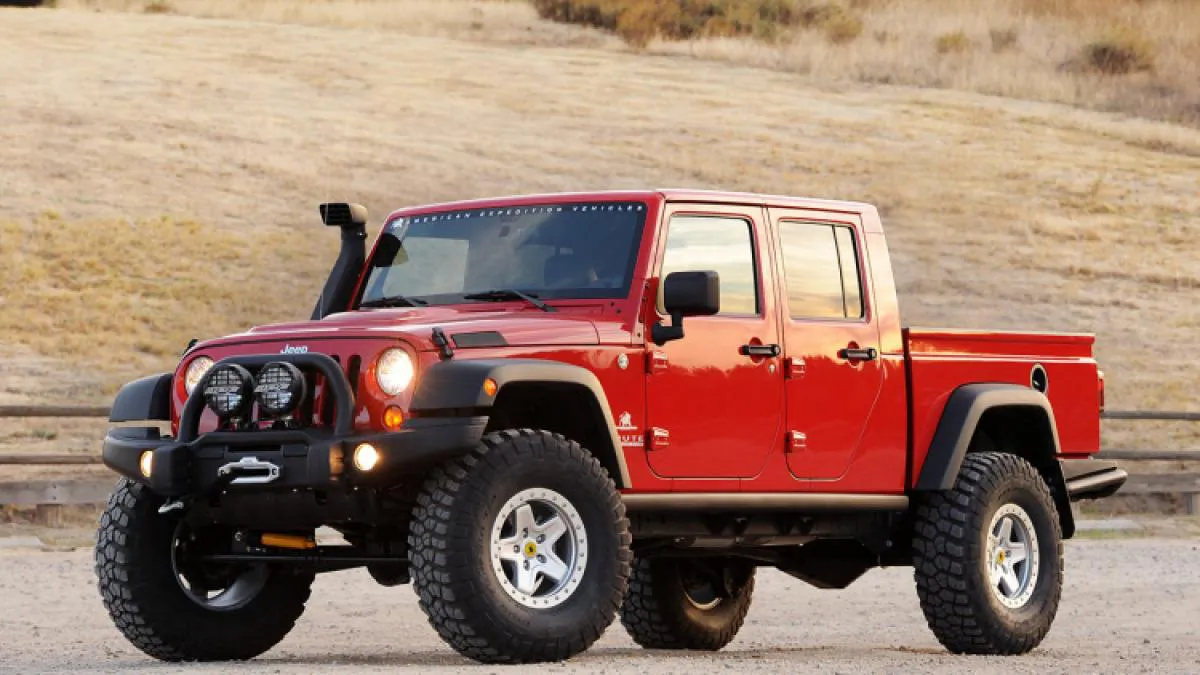 La primera versión Jeep Wrangler Pick Up