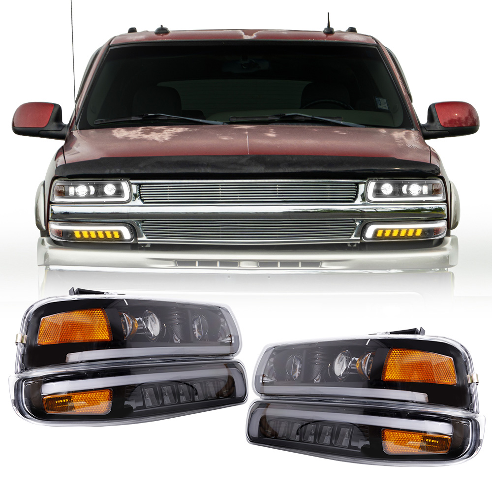 1999 chevy silverado 1500 led deals headlights