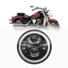 1999-2010 Yamaha Road Star 大灯总成 Yamaha Road Star 1600 1700 Midnight Silverado Led 大灯