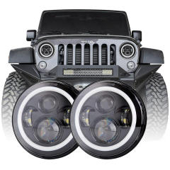 1997 - 2006 年 Jeep Wrangler TJ Led 大灯 Jeep TJ Halo 大灯