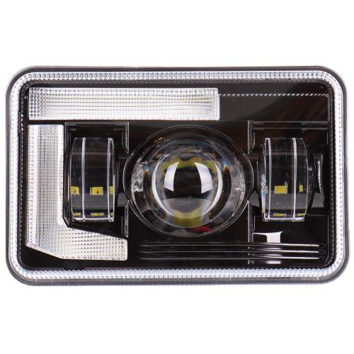 4x6 Led Headlights DOT Approved Sealed Beam Projector Halo Lights
