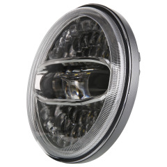 Faróis redondos de 7 polegadas jipe ​​jk oem led com luzes de halo jipe ​​jk fábrica led conjunto de faróis