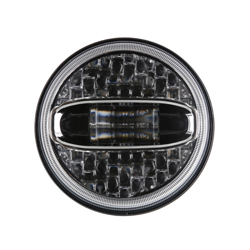 108W High brightness 2007~2016 jeep wrangler jk led headlights 7 inch round jk halo headlights with hi low beam drl
