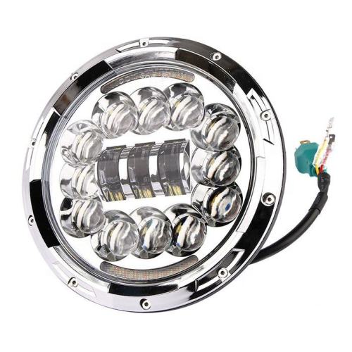 7'' round Jeep jk aftermarket headlights 2007-2018 with high low beam and drl
