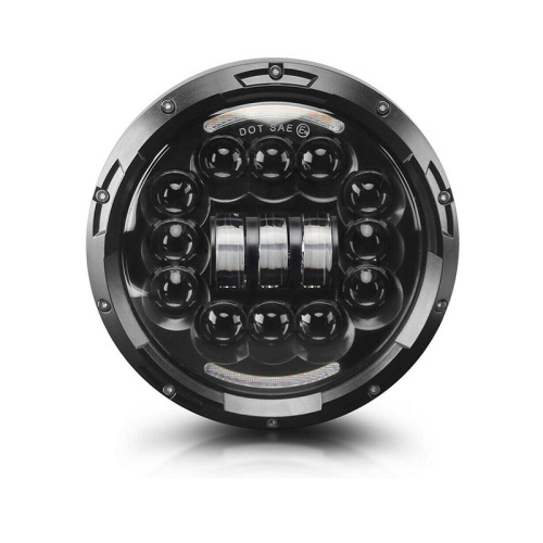 7'' round Jeep jk aftermarket headlights 2007-2018 with high low beam and drl