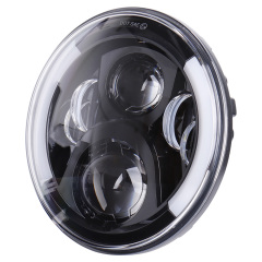 برای Jeep Wrangler JK CJ TJ Headlight با علامت چرخش زرد رنگ دو سبک اختیاری 7