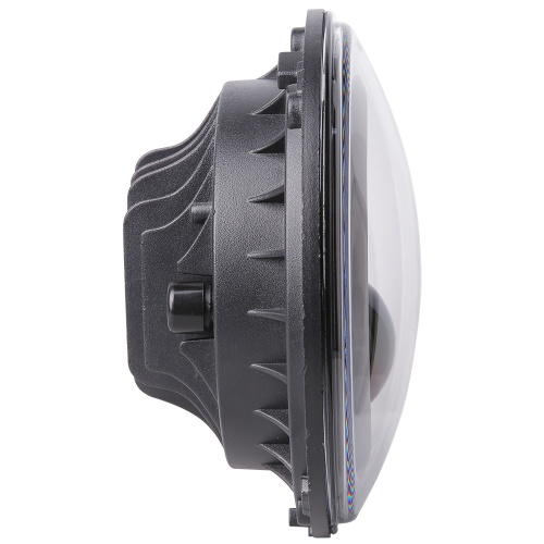 7 inch 45w hi lo beam Jeep jk aftermarket headlights chrome/black sealed beam headlamp