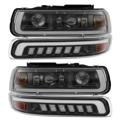2000-2006 雪佛蘭 Suburban 車頭燈 LED 用於 2001 2002 2003 2004 2005 雪佛蘭 Suburban 車頭燈總成