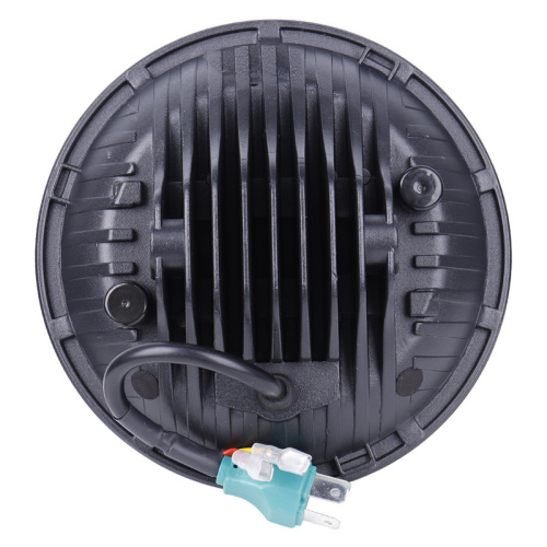 For Jeep Wrangler Parts 7 headlights White/Amber Halo Ring Headlight for Road Glide Hi/Low Beam 7