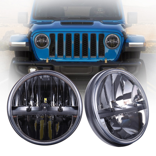 Morsun Wrangler JK Accessories 7" Hi/Low Sealed Beam Headlights for Jeep LJ TJ also Motorbike