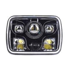 Morsun 5x7 kvadrātveida LED priekšējais lukturis priekš Jeep Wrangler Cherokee XJ