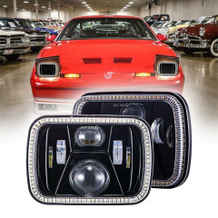 1982-1992 3-го поколения Pontiac Firebird всплывающие фары Led Halo Projector Headlights