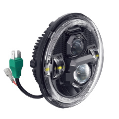 2007-2017 Lắp ráp đèn pha Led Jeep Wrangler Đèn pha Jeep Wrangler Halo