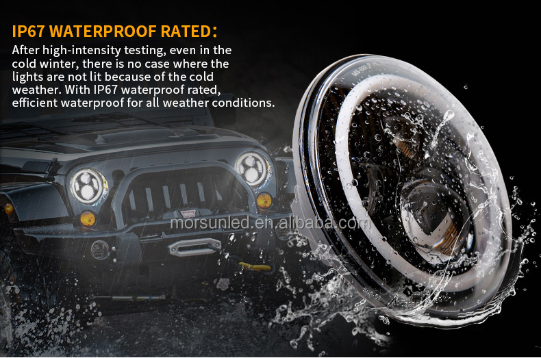 Waterproof Classic Land Rover Defender 90 110 Led Headlights