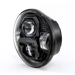 5.75 Harley Davidson Round үшін жарық диодты фара 5.75 LED мотоцикл фарасы