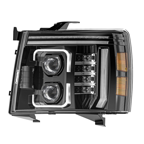 07-13 Chevy Silverado 1500 2500 HD 3500 HD Led Headlights 2007 2008 2009 2010 2011 2012 2013