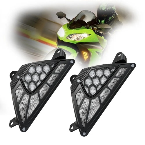 Led Front Turn Signals for 2013-2023 Kawasaki Ninja EX 250 300 400 650 1000 1000SX ZX-6R ER-6F Z1000SX
