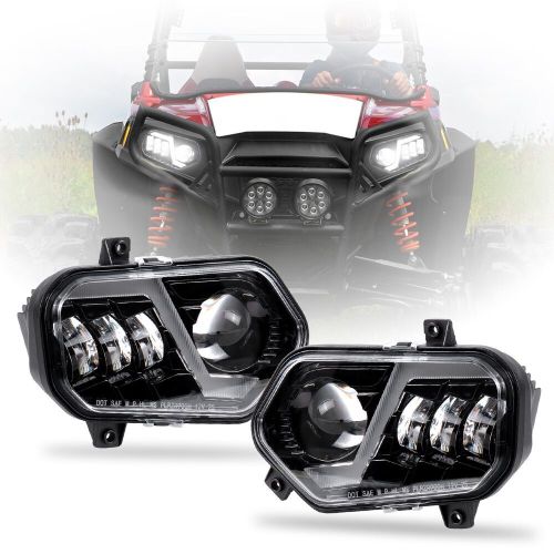 Polaris RZR Led Headlights Conversion for RZR 800 570 XP 900 Ranger SxS Sportsman