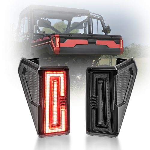 Smoked/Red 2018-2021 Polaris Ranger XP 1000 Led Tail Light
