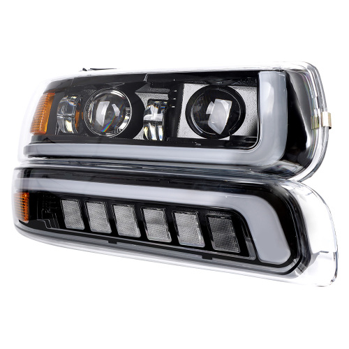 2000-2006 Chevy Tahoe Led Headlights Aftermarket Projector Headlight for 2001 2002 2003 2004 2005 Chevrolet Tahoe Z71 LS LT