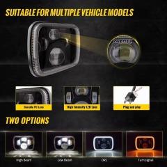 Святлодыёдныя фары Ford F150 F250 F350, зацверджаныя DOT, 1978 1979 1980 1981 1982 1983 1984 1985 1986