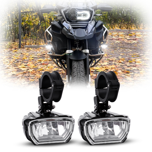 Emark Approved Motorcycle Led Auxiliary Fog Lights
