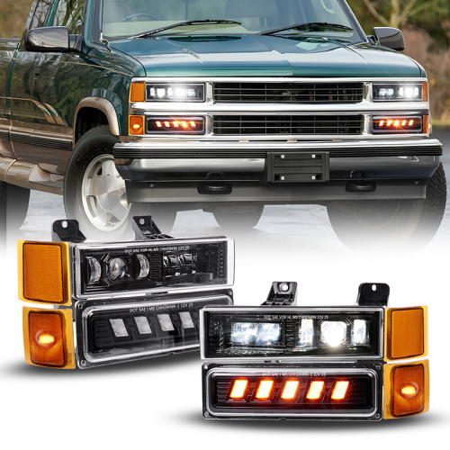 1994-1999 Chevy C1500 Led Headlights Chevrolet K1500 Headlight Assembly